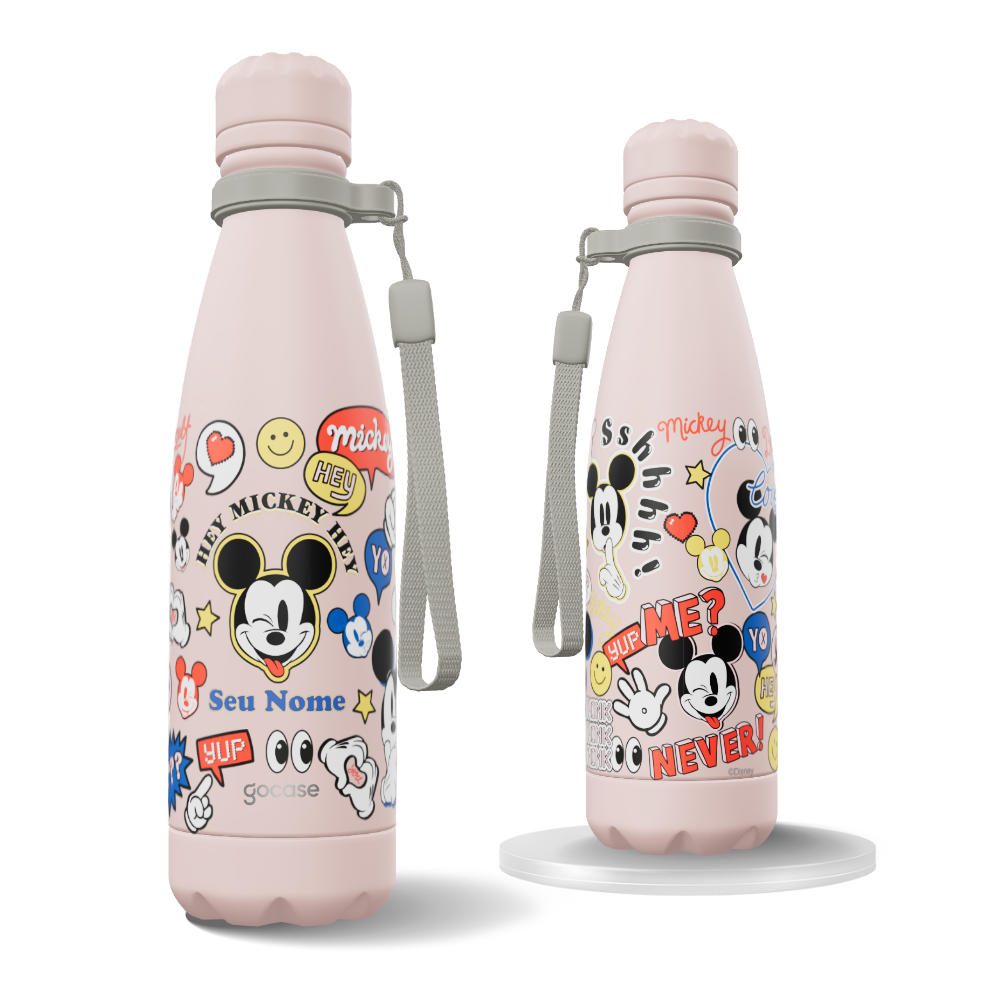 Garrafa Térmica Urban + Ebook - Hey Mickey