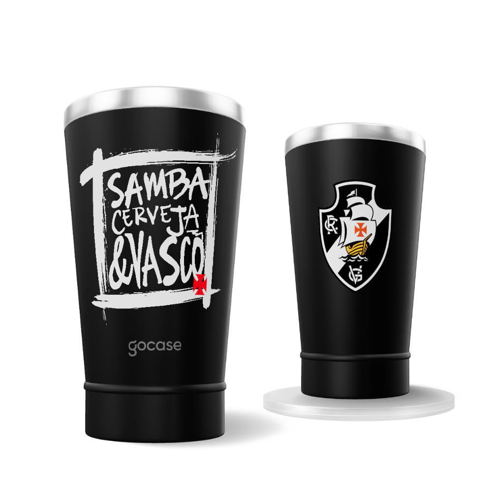 Copo Térmico Cerveja + Ebook - Vasco Samba & Cerveja