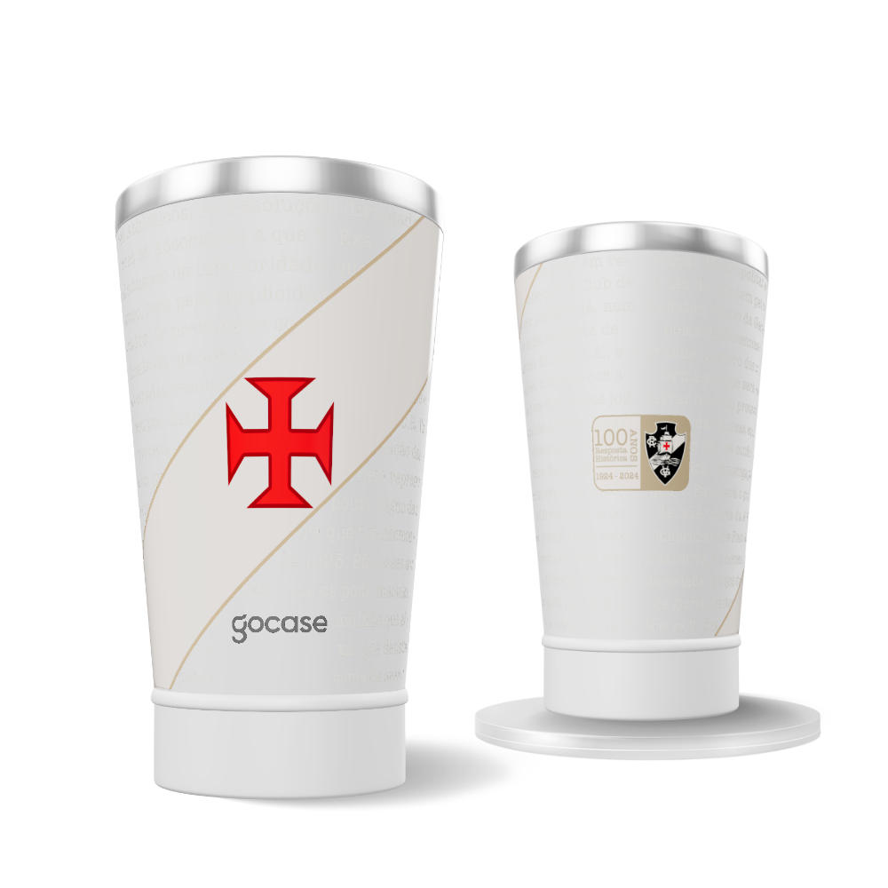 Copo Térmico Cerveja + Ebook - Vasco Uniforme 3 2024