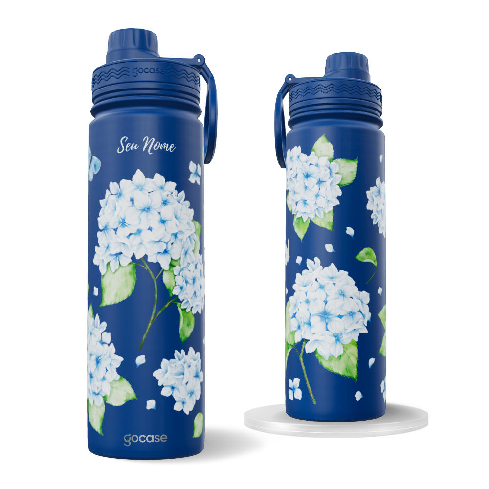 Garrafa Térmica Fresh + Ebook - Jardim de Hortências