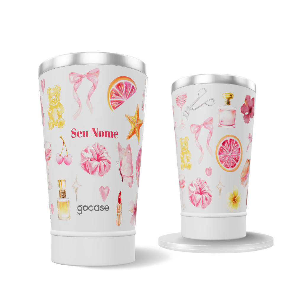 Copo Térmico + Ebook - Girly Girl