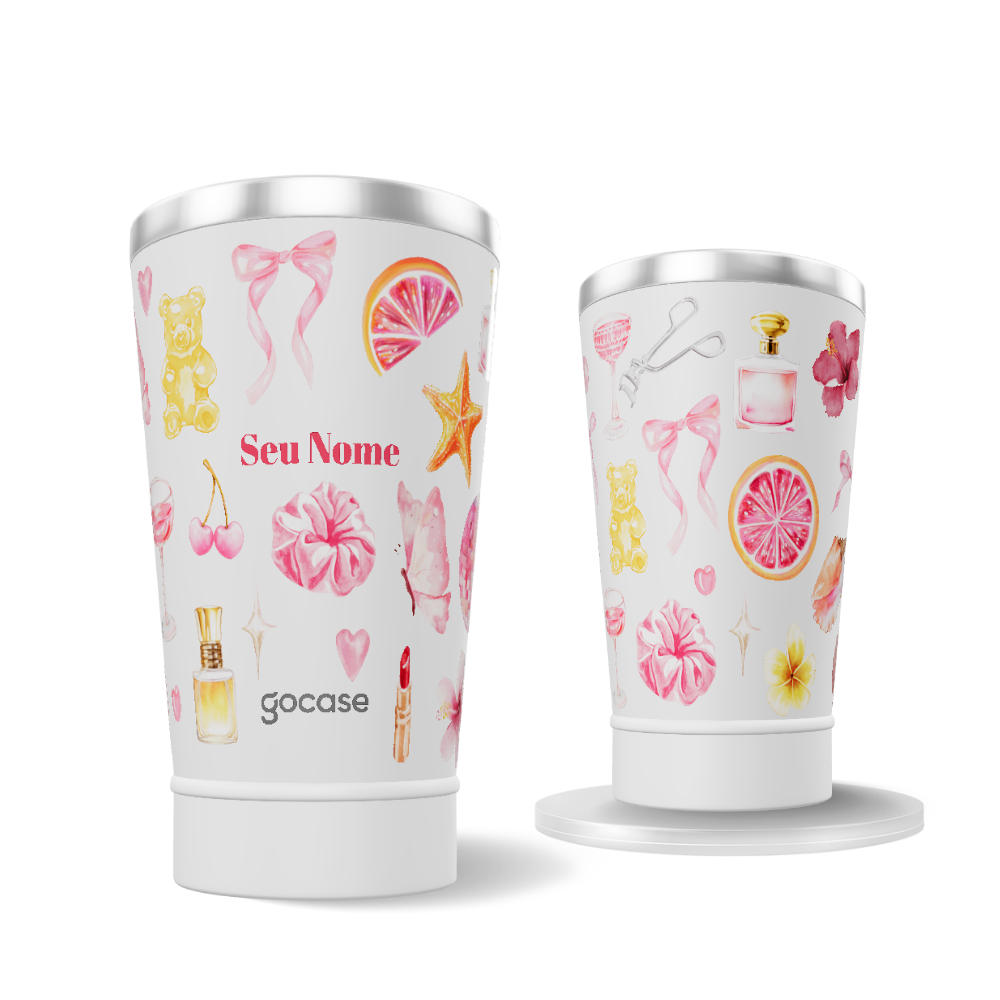 Copo Térmico + Ebook - Girly Girl
