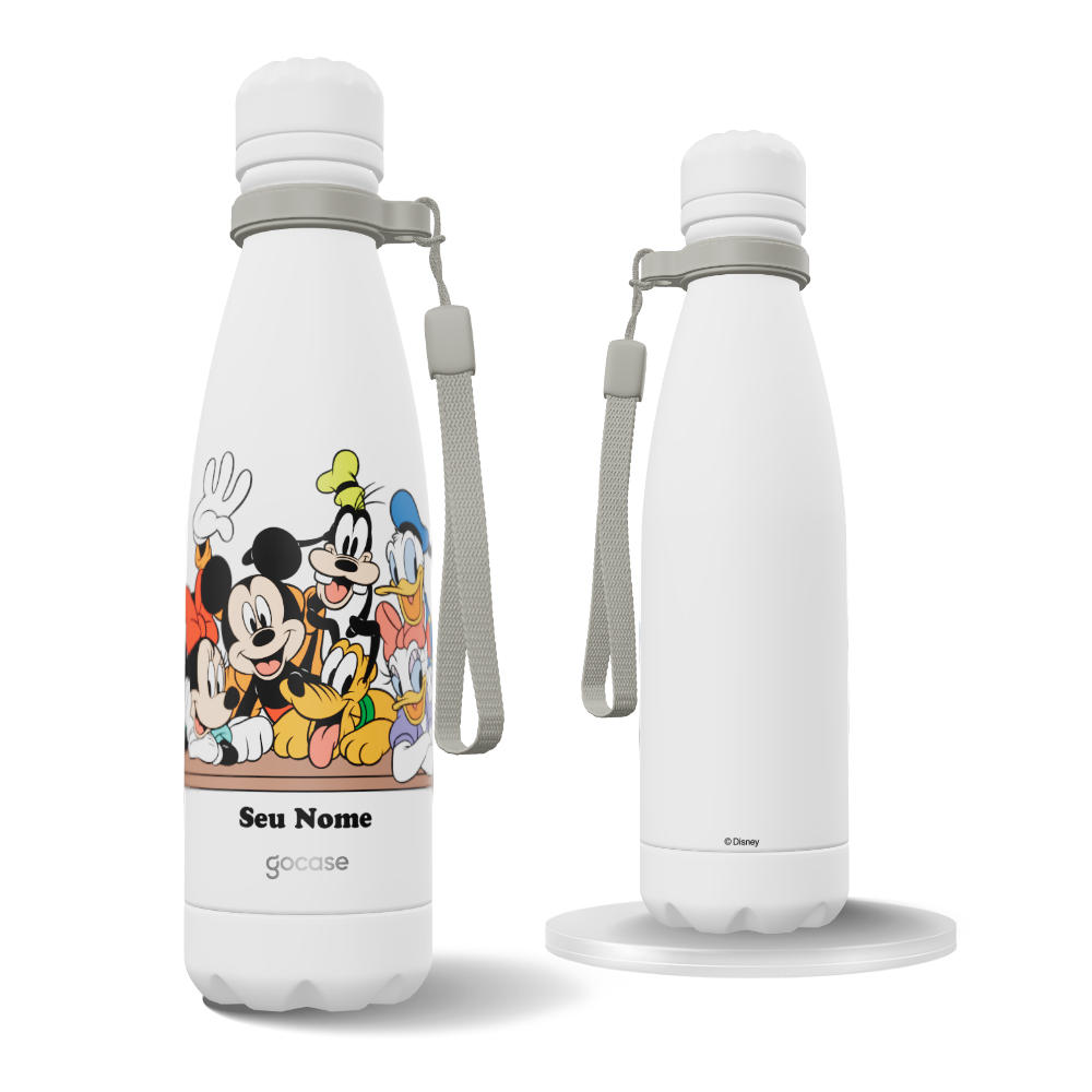 Garrafa Térmica Urban + Ebook - Mickey e Amigos - Mickey And All Friends