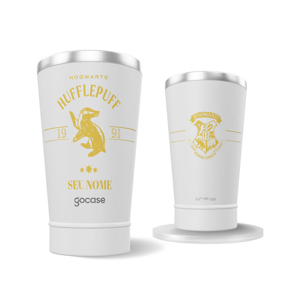 Copo Térmico + Ebook - Harry Potter - College Style Lufa-Lufa