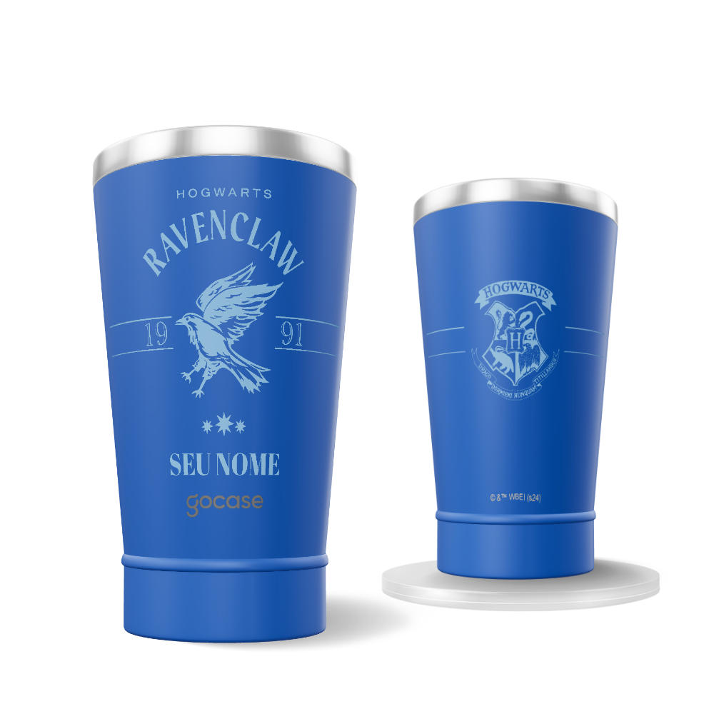Copo Térmico + Ebook - Harry Potter - College Style Corvinal