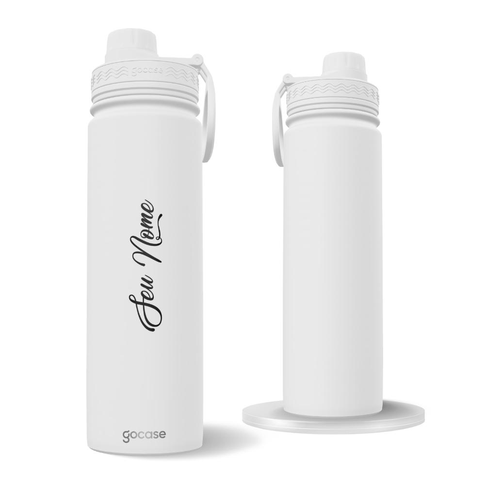 Garrafa Térmica Fresh + Ebook - Cursive Name