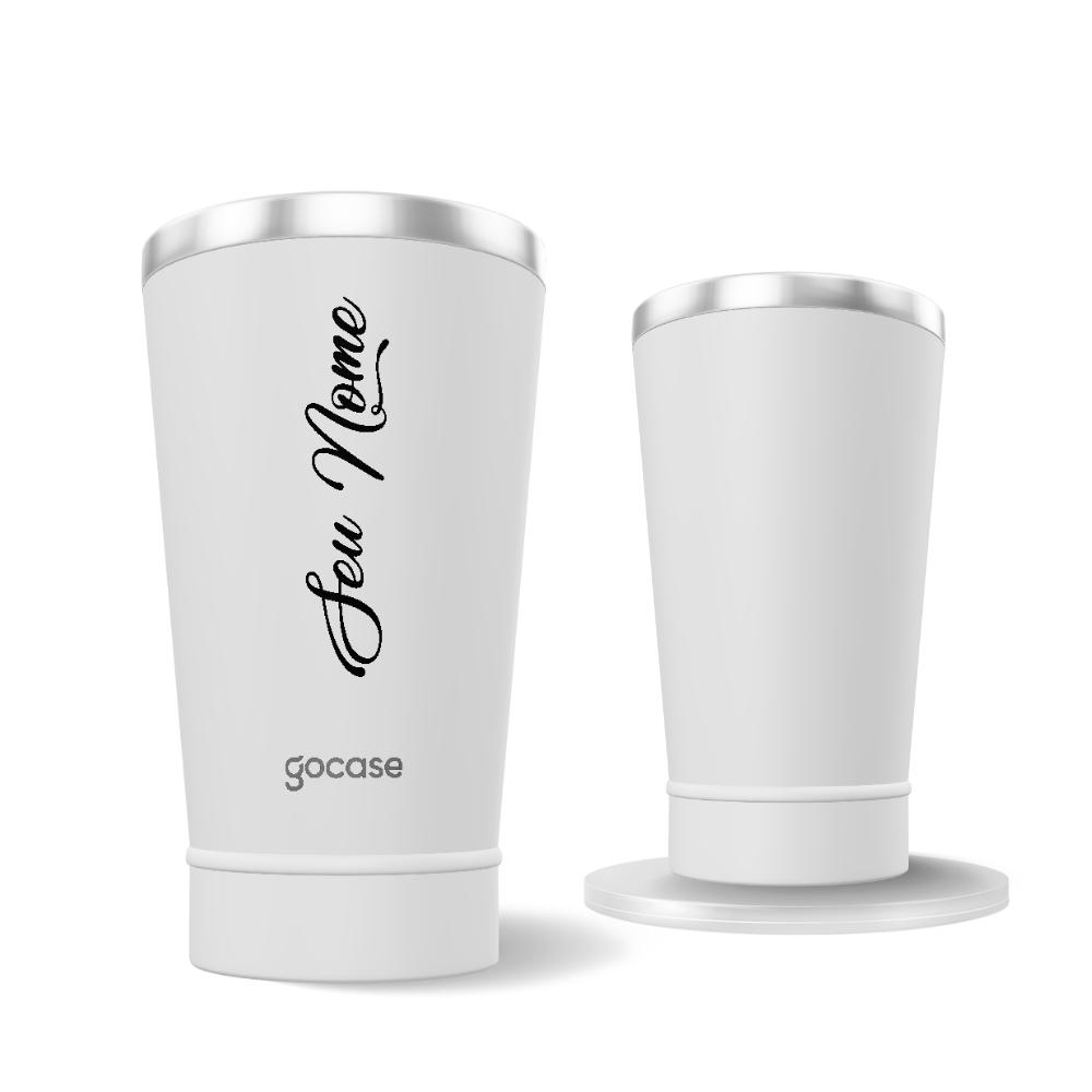Copo Térmico + Ebook - Cursive Name