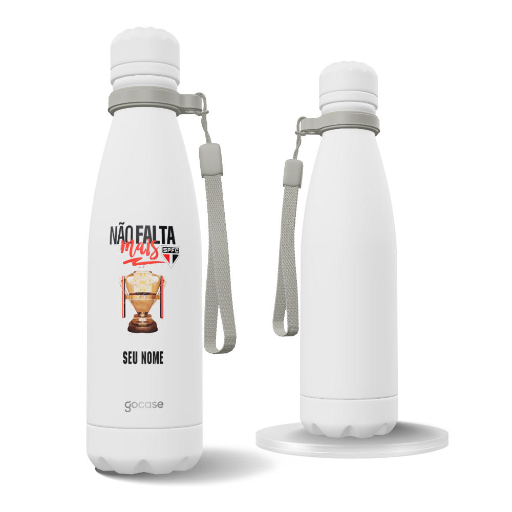 Garrafa Térmica Urban + Ebook - São Paulo - Não Falta Mais