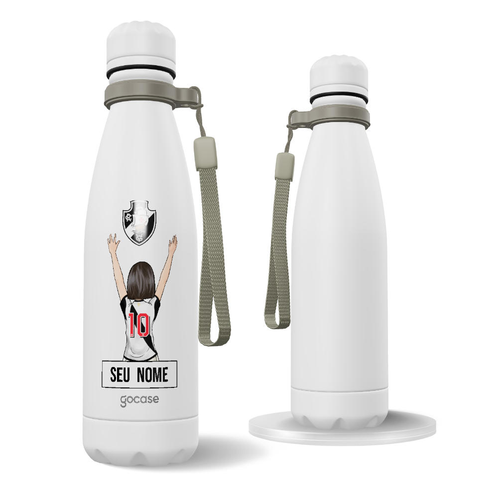 Garrafa Térmica Urban + Ebook - Vasco - Garota Vascaina