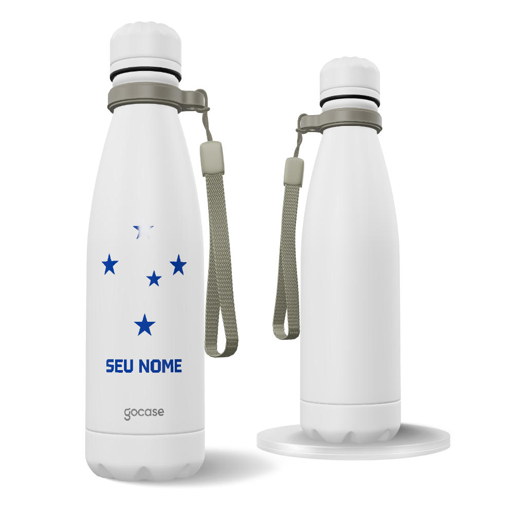 Garrafa Térmica Urban + Ebook - Cruzeiro - Estrelas