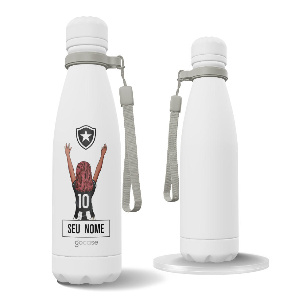 Garrafa Térmica Urban + Ebook - Botafogo - Garota Alvinegra