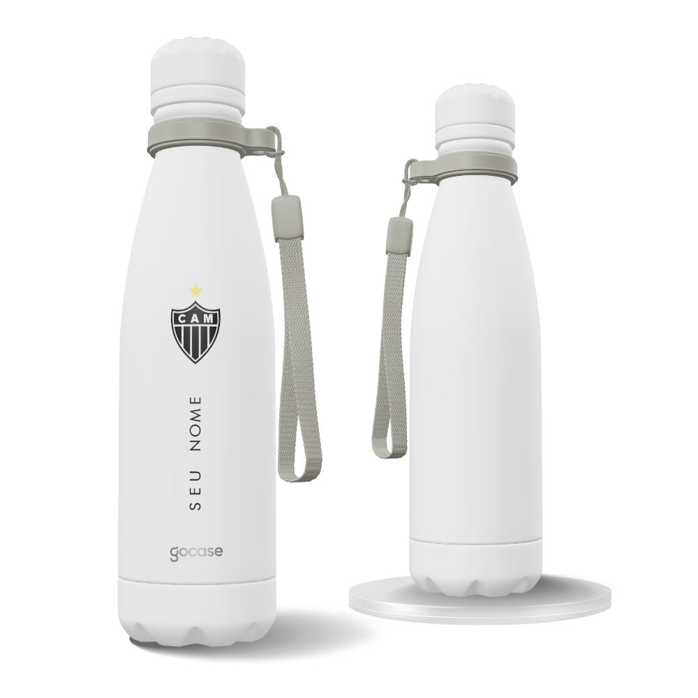 Garrafa Térmica Urban + Ebook - Atlético Mineiro - Escudo