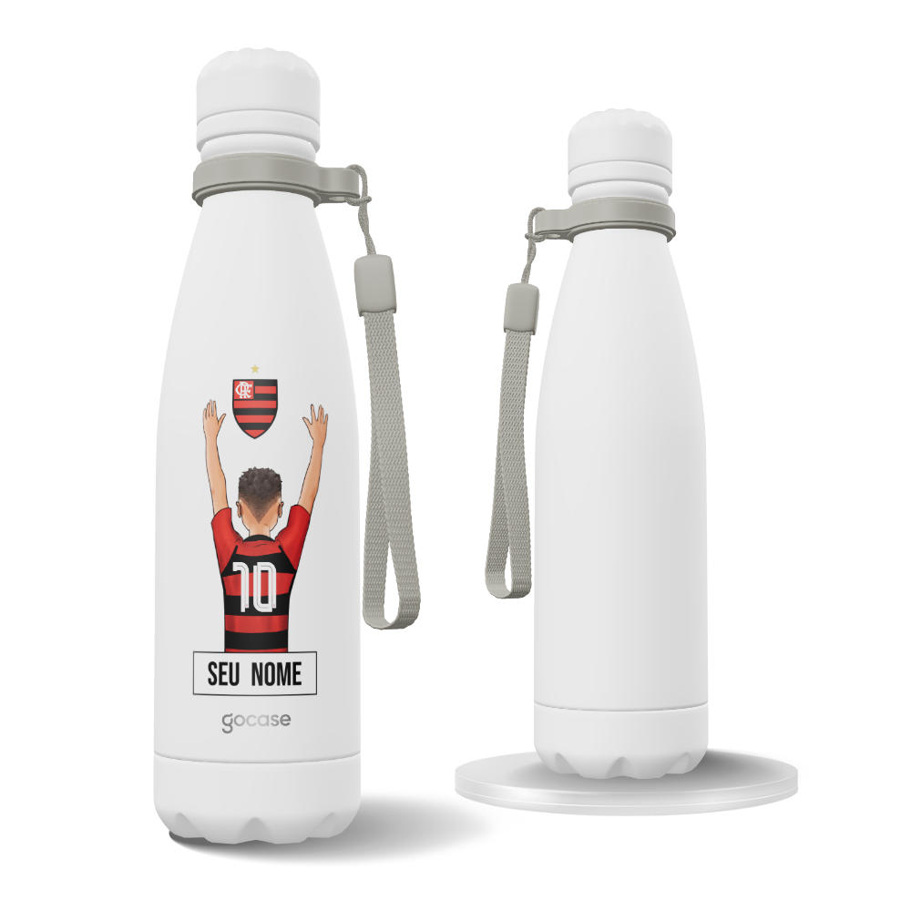 Garrafa Térmica Urban + Ebook - Flamengo - Garoto Rubro-Negro