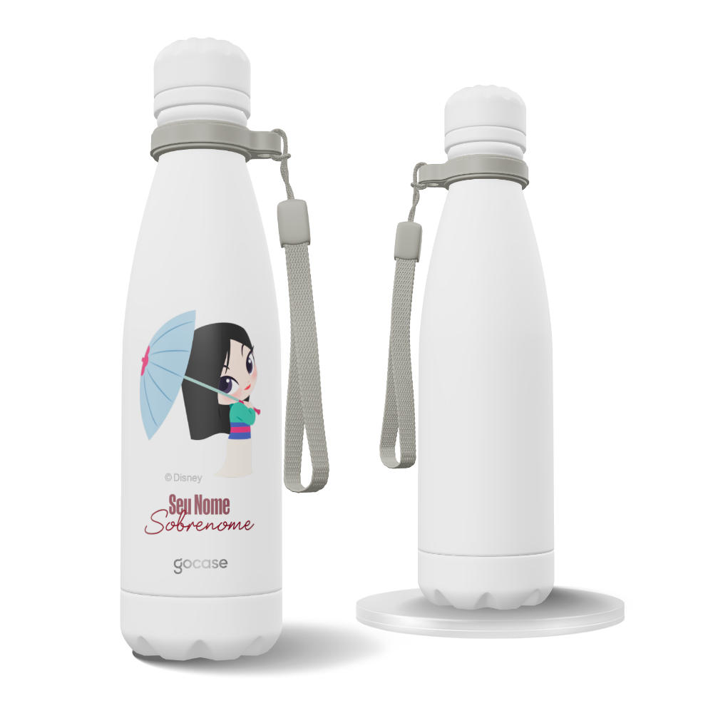 Garrafa Térmica Urban + Ebook - Mulan Cute