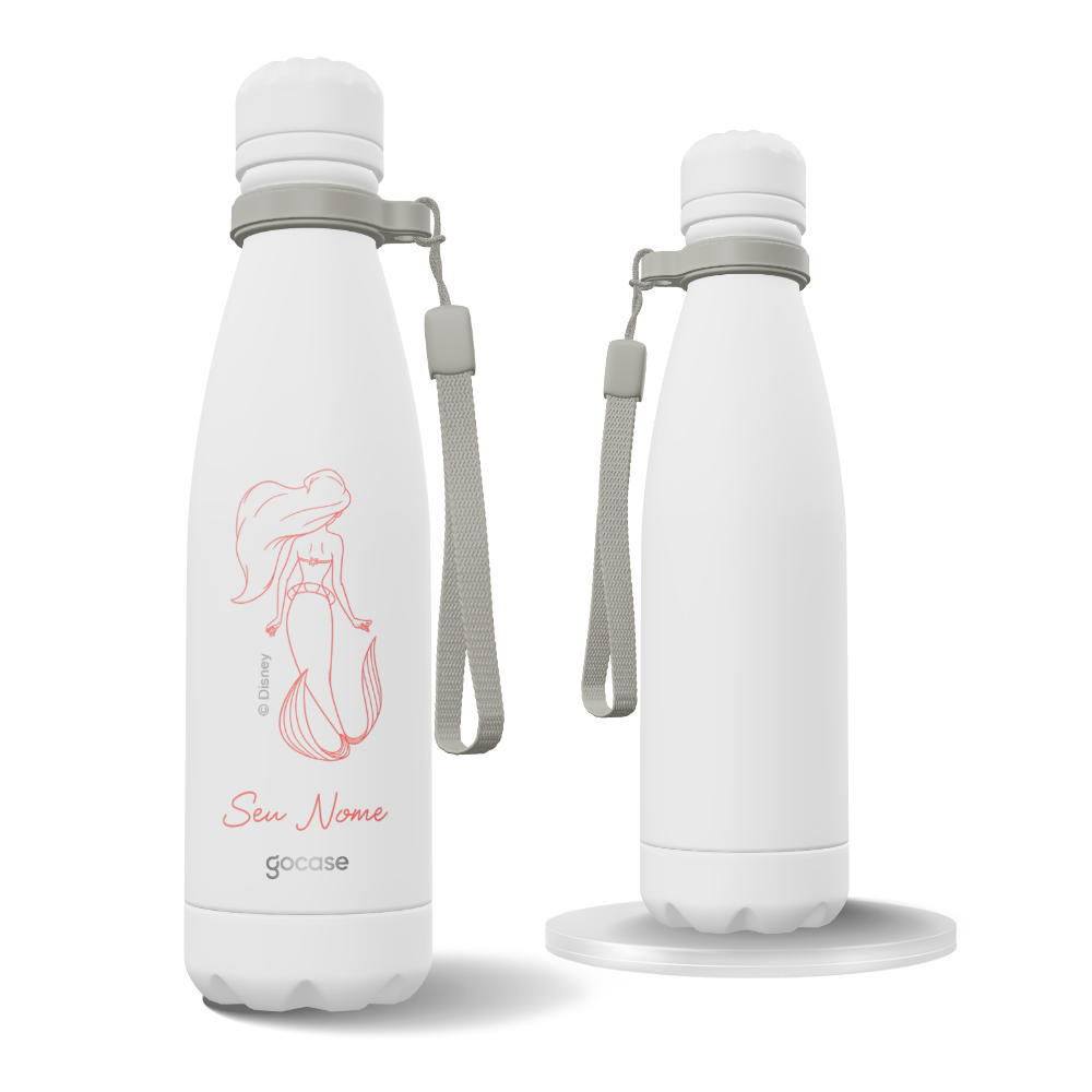 Garrafa Térmica Urban + Ebook - Ariel Lines Vermelha