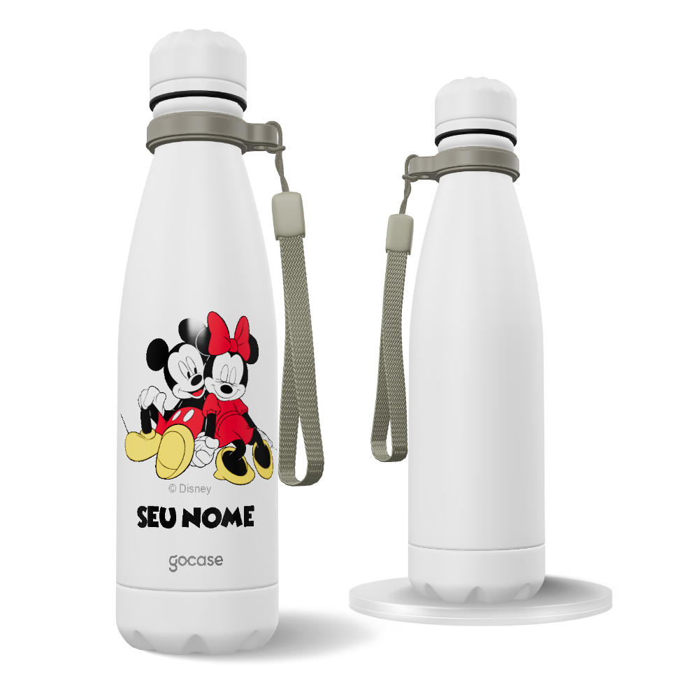 Garrafa Térmica Urban + Ebook - Mickey e Minnie
