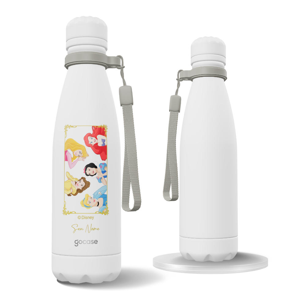 Garrafa Térmica Urban + Ebook - Princesas Clássicas