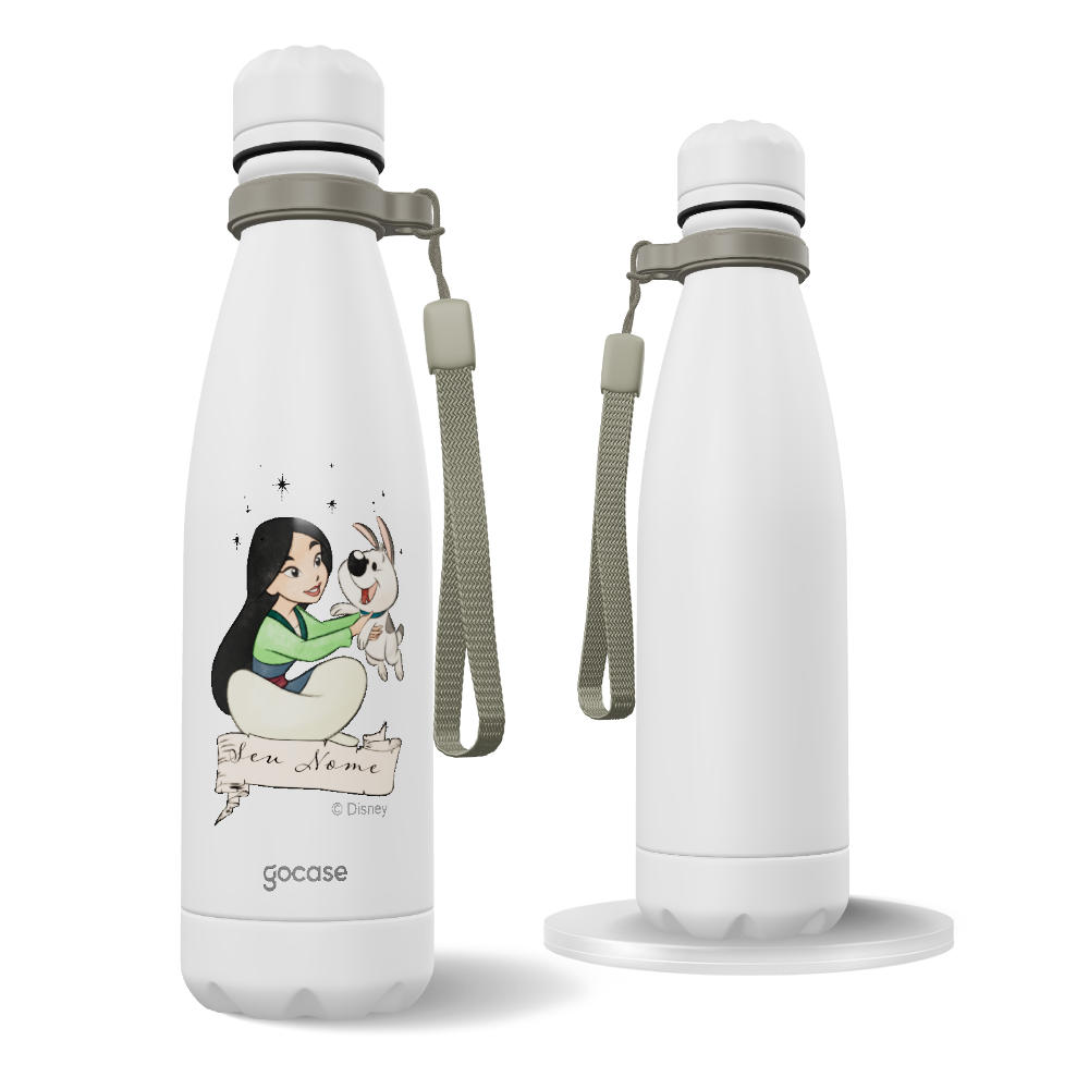 Garrafa Térmica Urban + Ebook - Princesas e seu pet