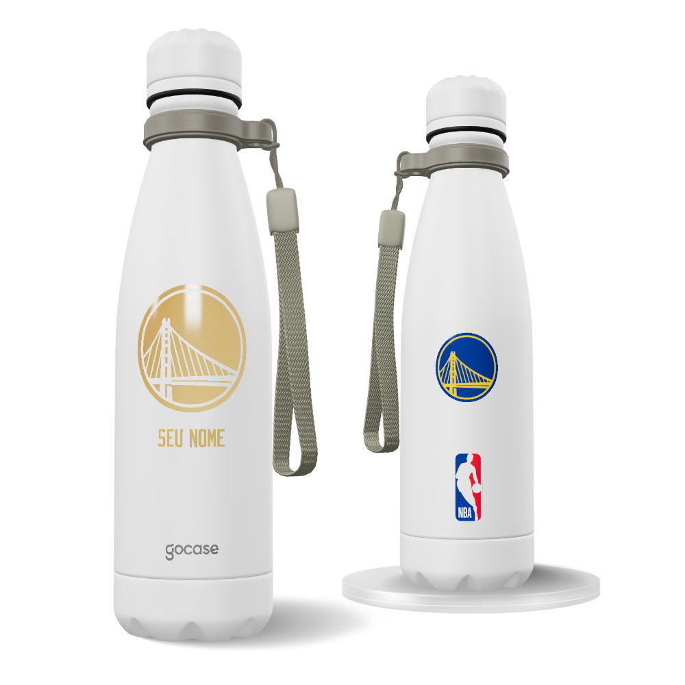 Garrafa Térmica Urban + Ebook - Golden State Warriors - Escudo Dourado Garrafa Térmica Urban + Ebook - Golden State Warriors - Escudo Dourado