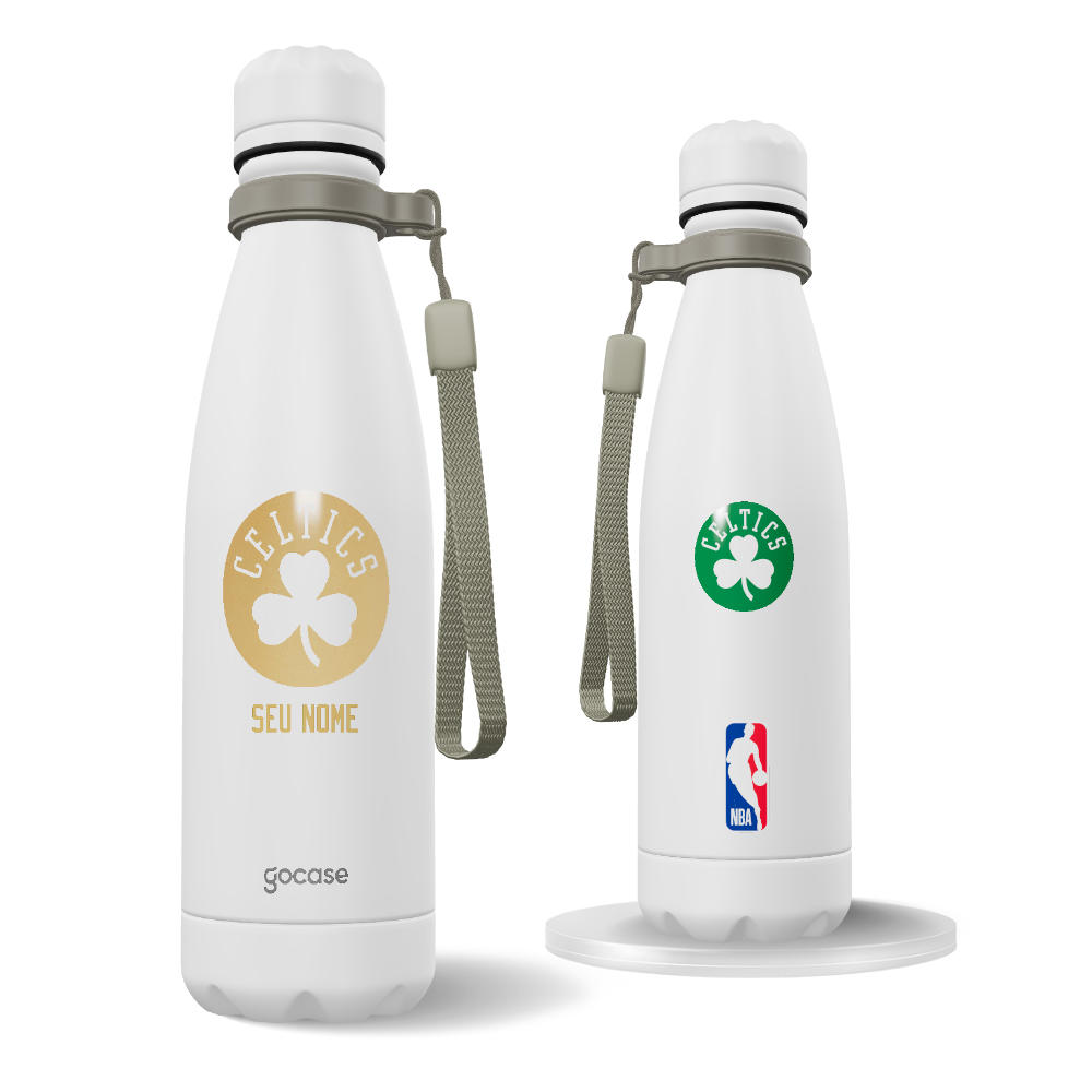 Garrafa Térmica Urban + Ebook - Celtics Boston - Escudo Dourado Garrafa Térmica Urban + Ebook - Celtics Boston - Escudo Dourado