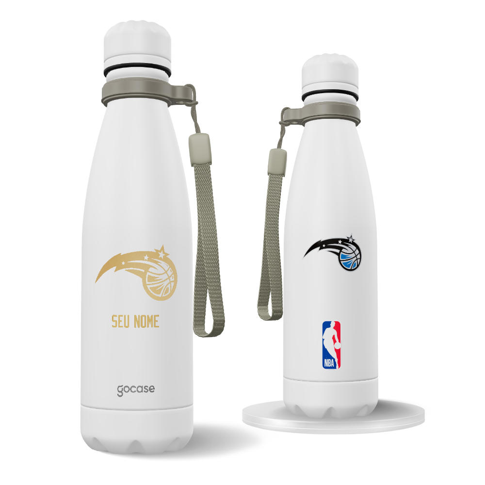Garrafa Térmica Urban + Ebook - Orlando Magic - Escudo Dourado Garrafa Térmica Urban + Ebook - Orlando Magic - Escudo Dourado