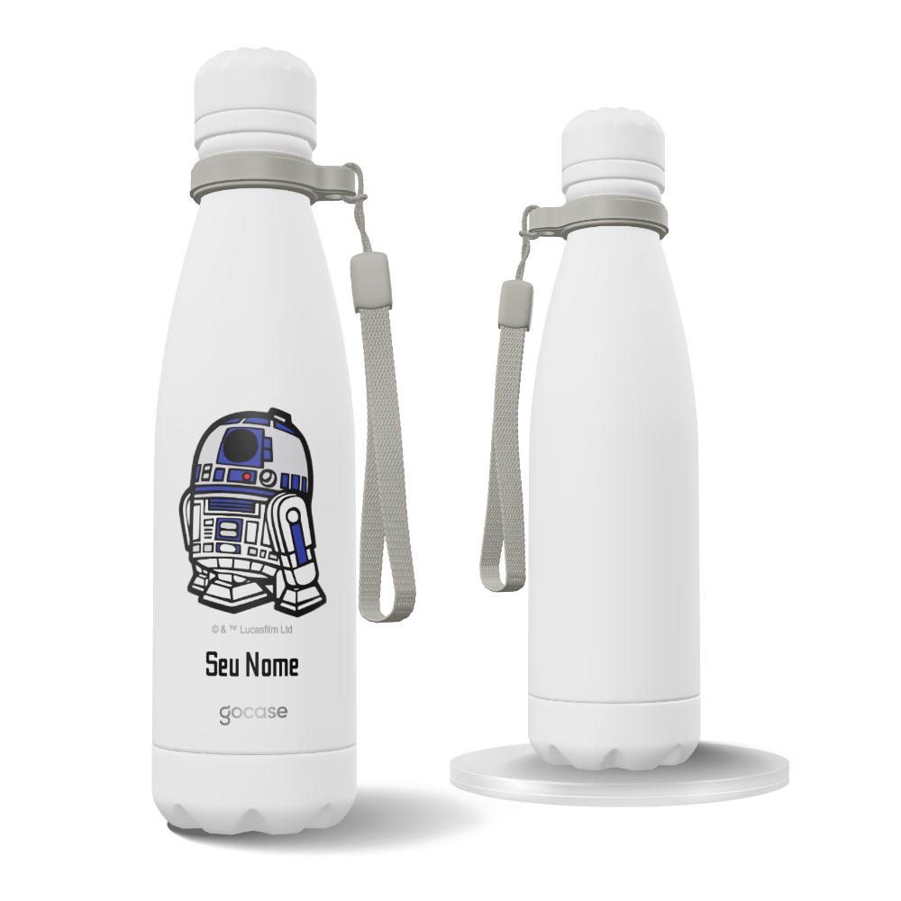 Garrafa Térmica Urban + Ebook - R2-D2 Seu Nome