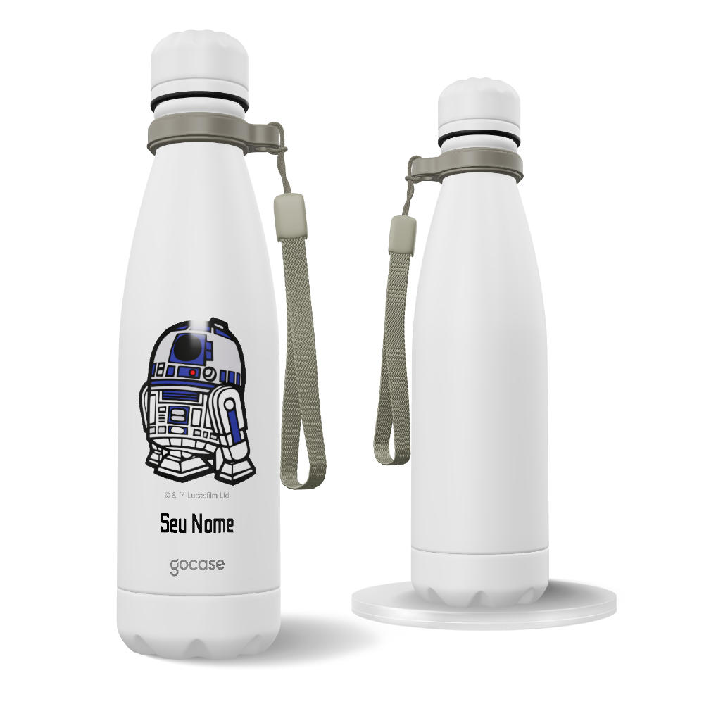 Garrafa Térmica Urban + Ebook - R2-D2 Seu Nome