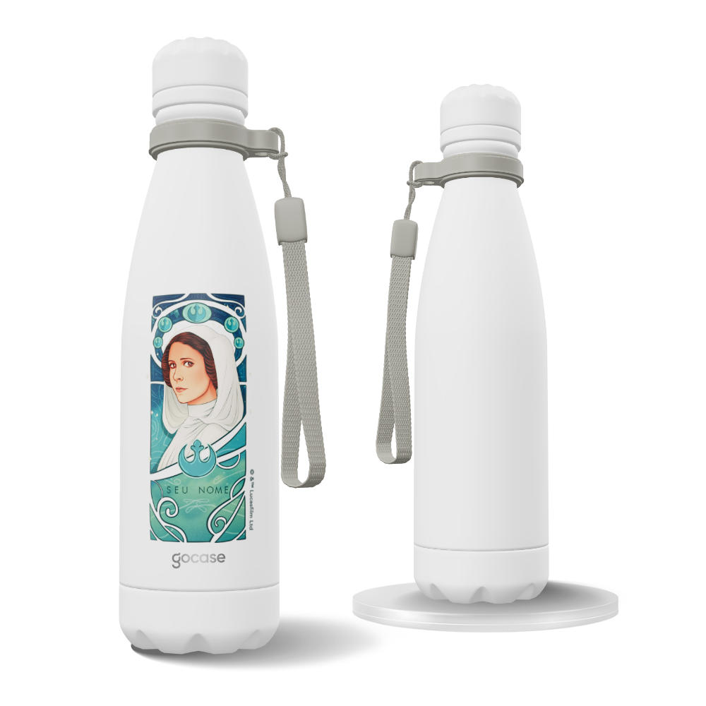 Garrafa Térmica Urban + Ebook - Star Wars - Leia Art