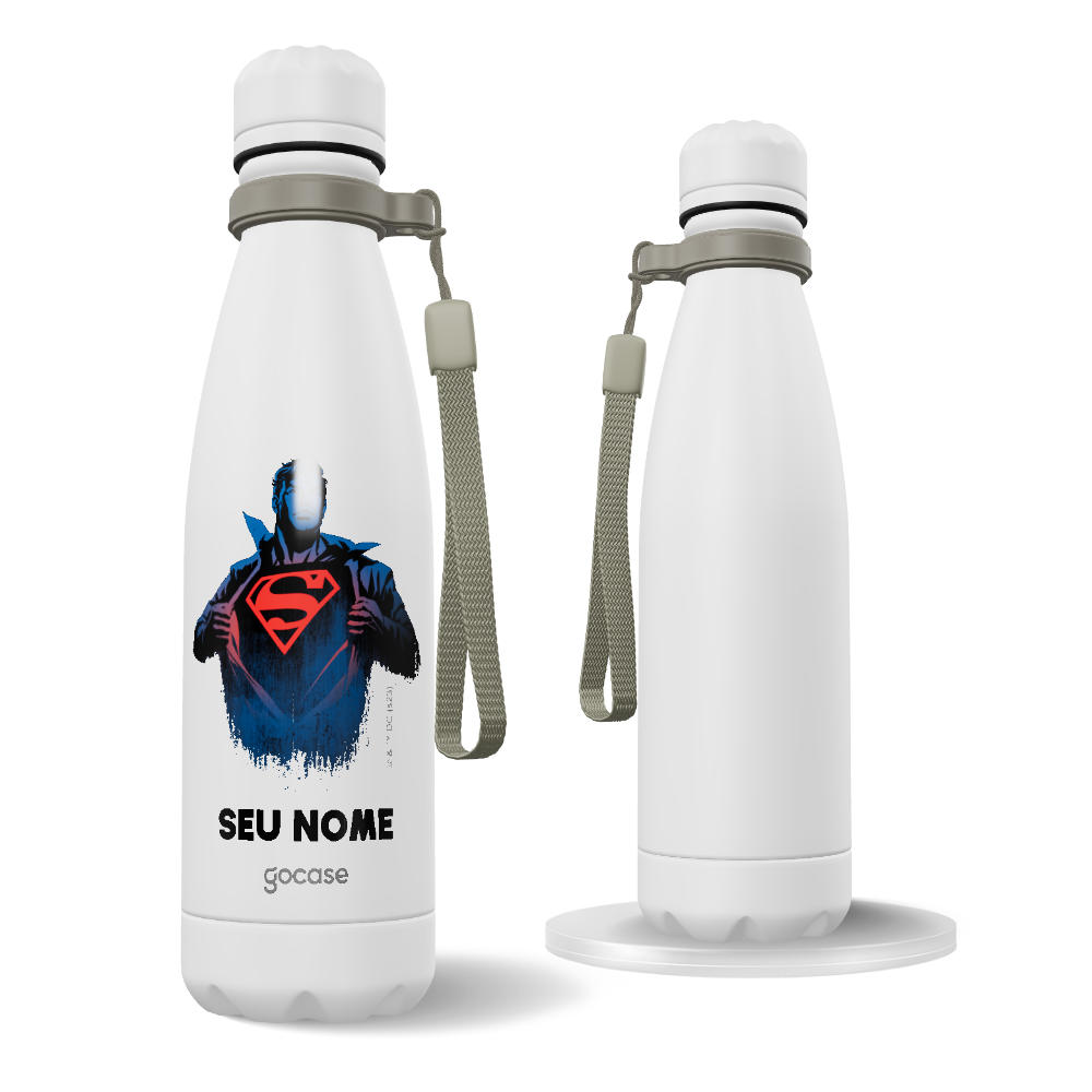Garrafa Térmica Urban + Ebook - Superman - Força