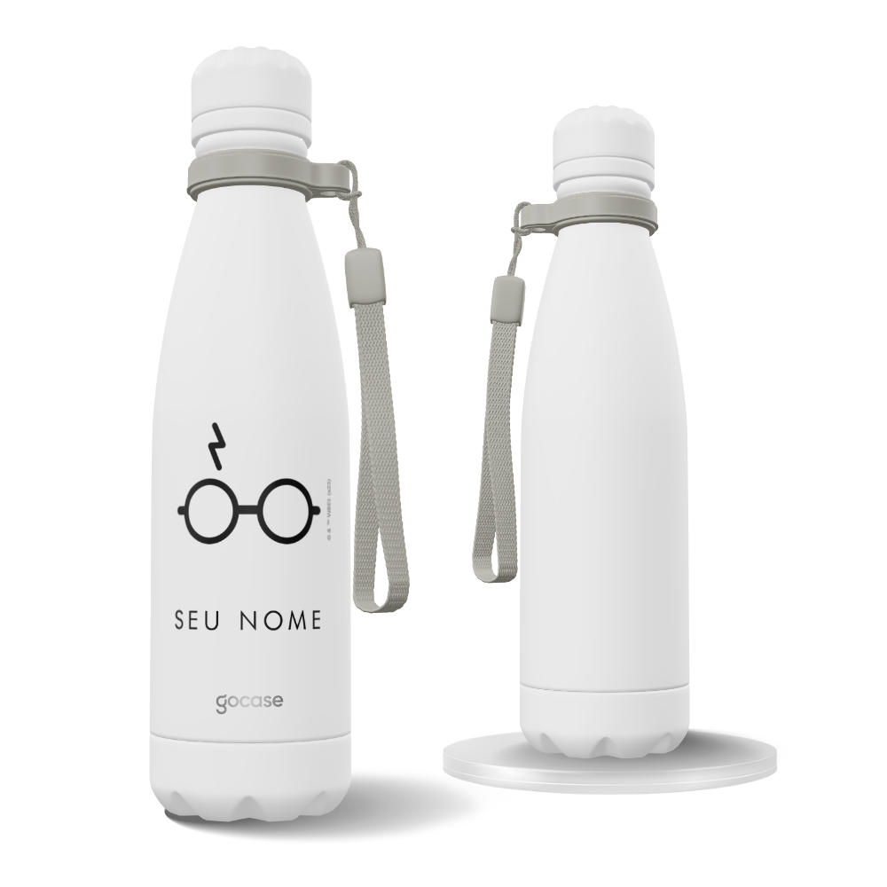 Garrafa Térmica Urban + Ebook - Harry Potter - Óculos do Harry