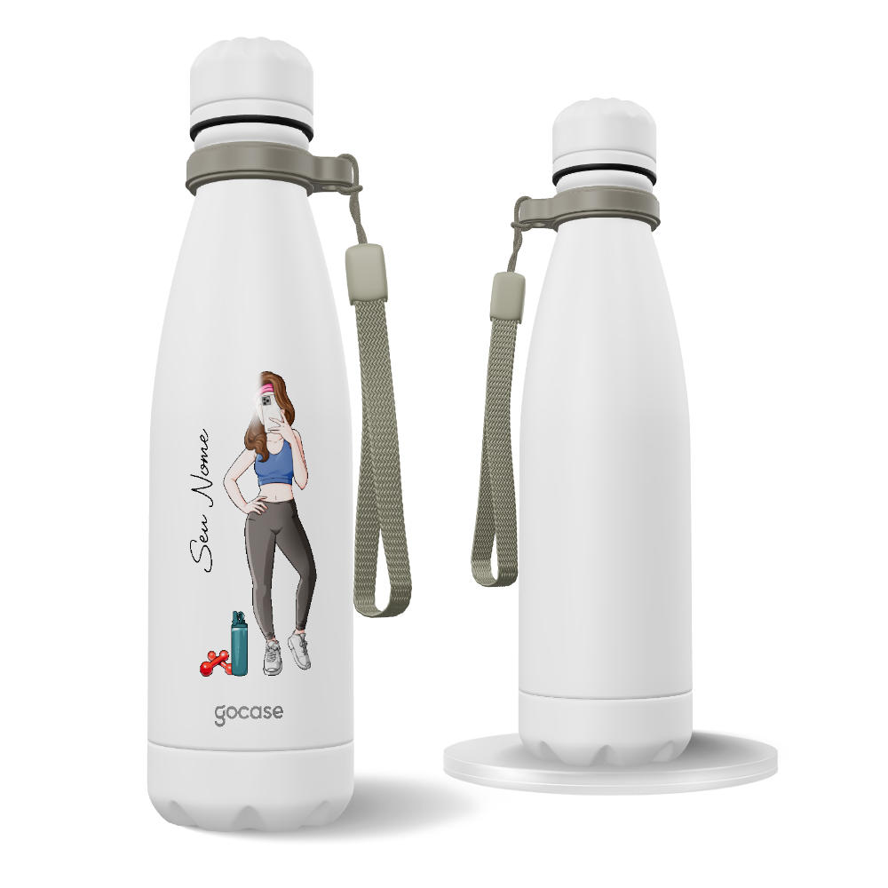 Garrafa Térmica Urban + Ebook - Garota Fitness