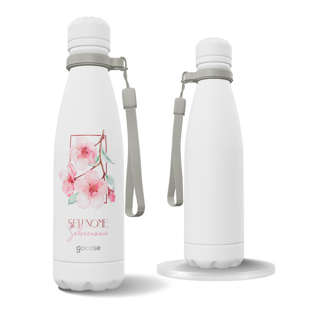 Garrafa Térmica Urban + Ebook - Retrato Sakura