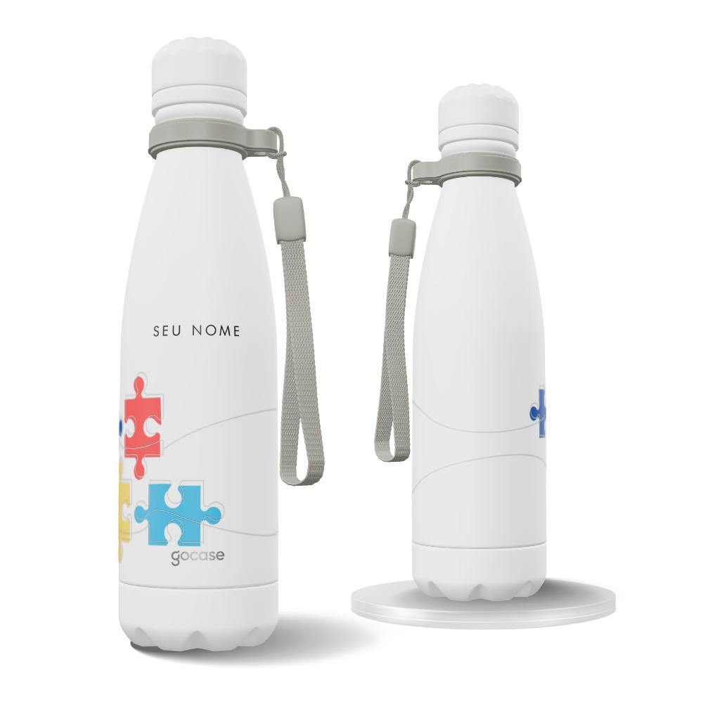 Garrafa Térmica Urban + Ebook - Autismo Logo