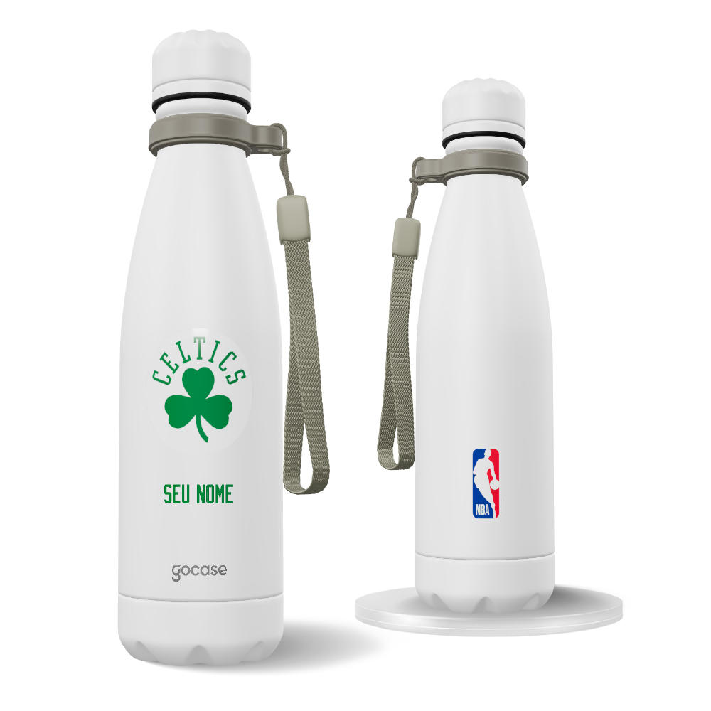 Garrafa Térmica Urban + Ebook - Boston Celtics - Logo