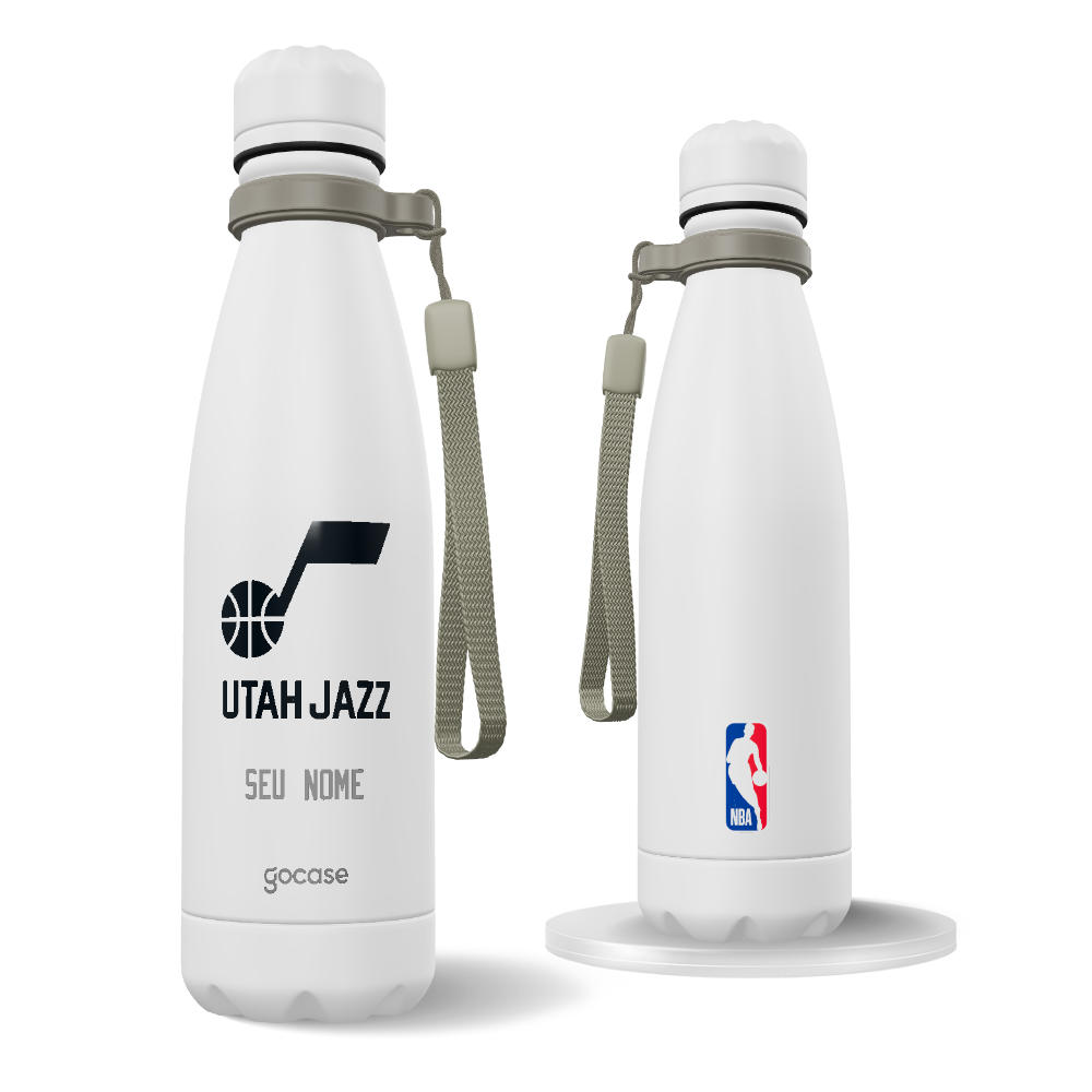 Garrafa Térmica Urban + Ebook - Utah Jazz - Logo Garrafa Térmica Urban + Ebook - Utah Jazz - Logo