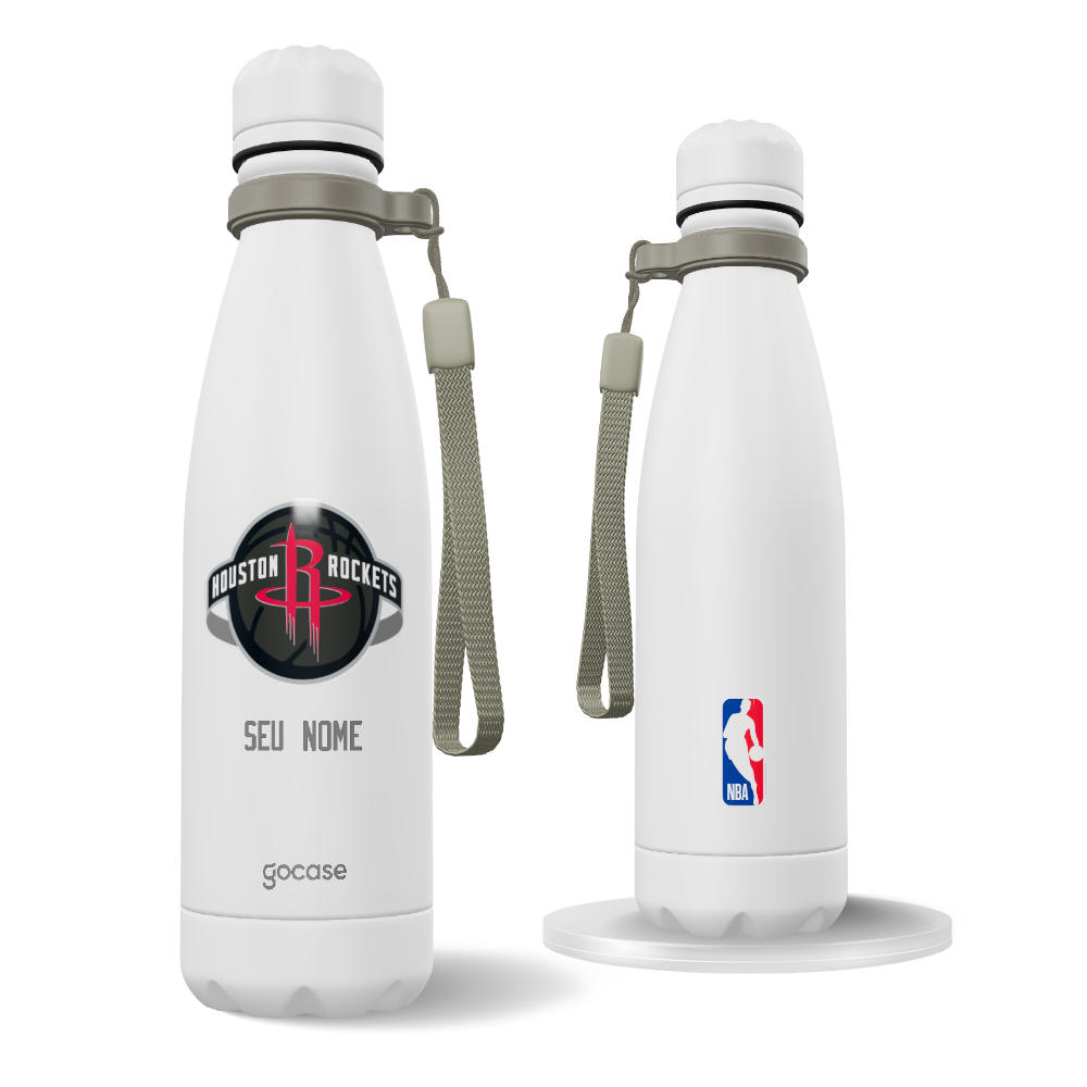 Garrafa Térmica Urban + Ebook - Houston Rockets - Logo Garrafa Térmica Urban + Ebook - Houston Rockets - Logo
