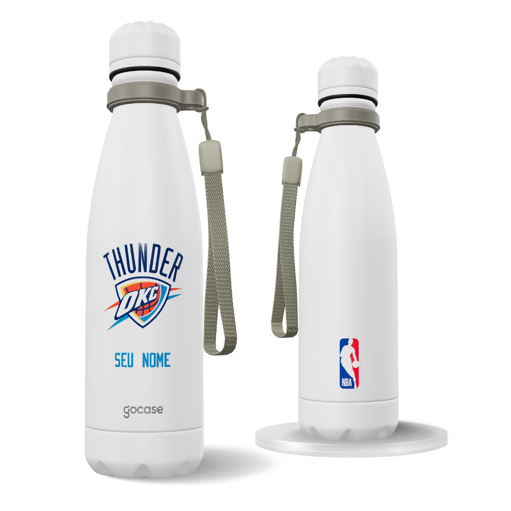 Garrafa Térmica Urban + Ebook - Oklahoma City Thunder - Logo Garrafa Térmica Urban + Ebook - Oklahoma City Thunder - Logo