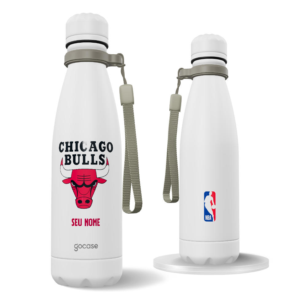Garrafa Térmica Urban + Ebook - Chicago Bulls - Logo Garrafa Térmica Urban + Ebook - Chicago Bulls - Logo