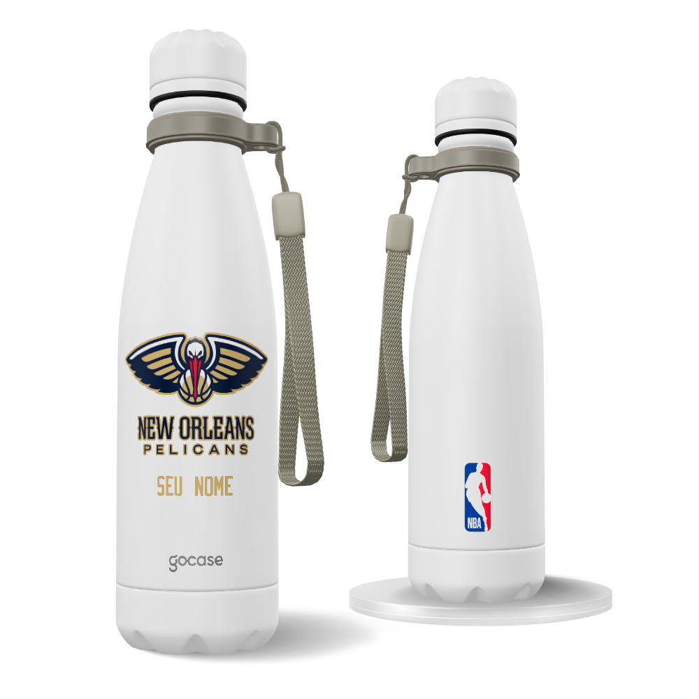 Garrafa Térmica Urban + Ebook - New Orleans Pelicans - Logo