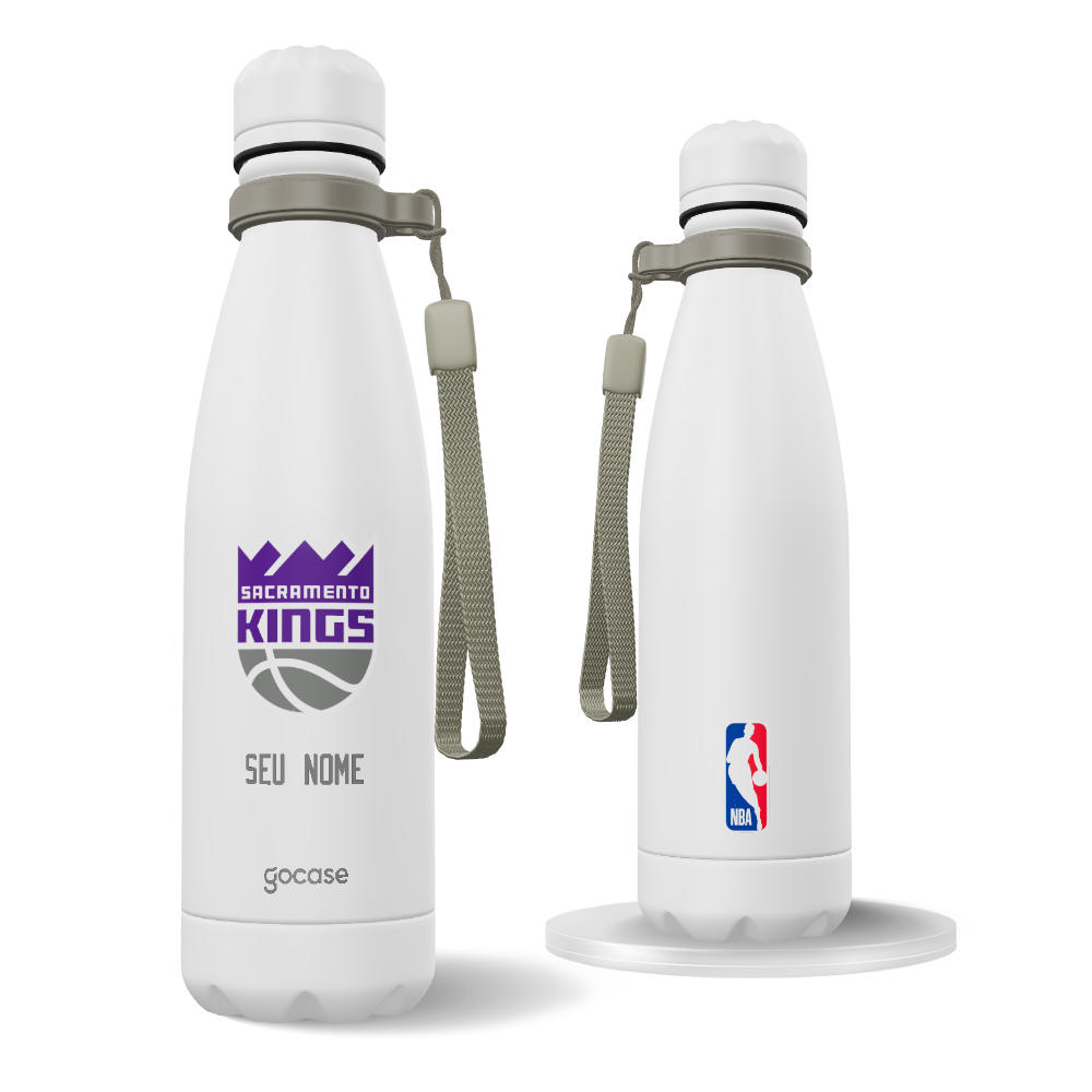 Garrafa Térmica Urban + Ebook - Sacramento Kings - Logo Garrafa Térmica Urban + Ebook - Sacramento Kings - Logo