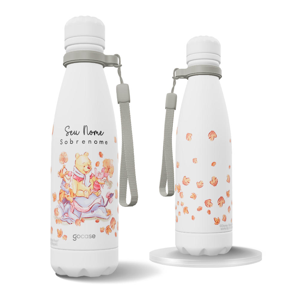 Garrafa Térmica Urban + Ebook - Encanto da Turma do Pooh