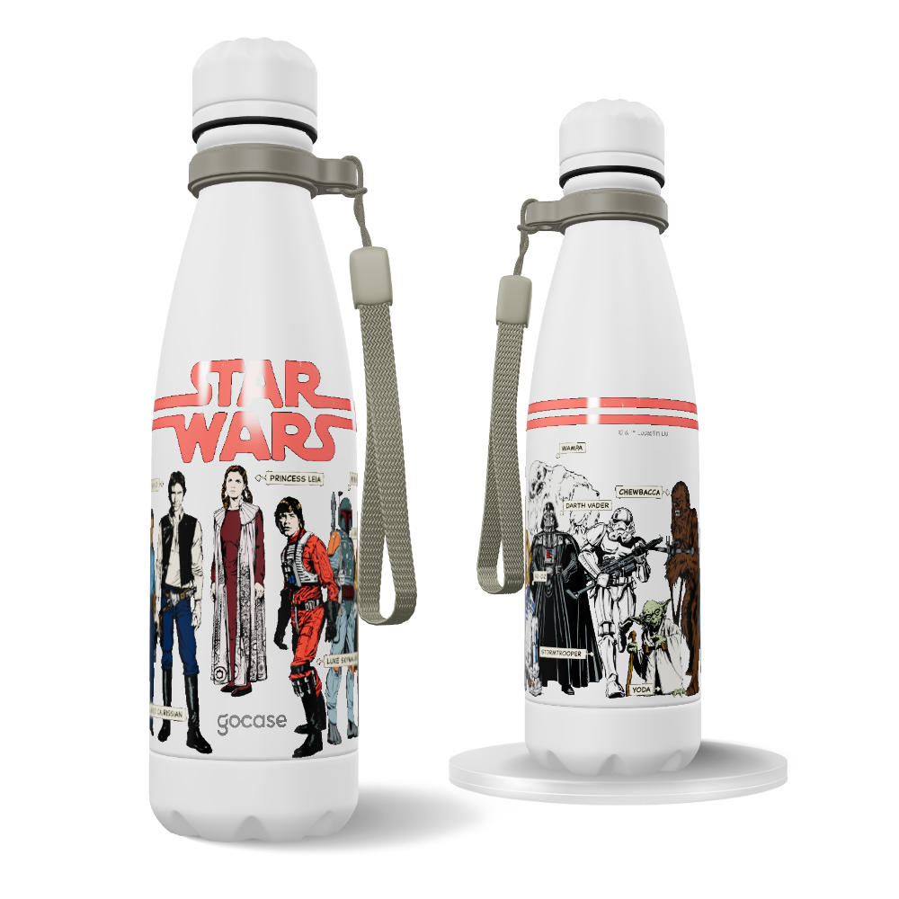 Garrafa Térmica Urban + Ebook - Star Wars Personagens
