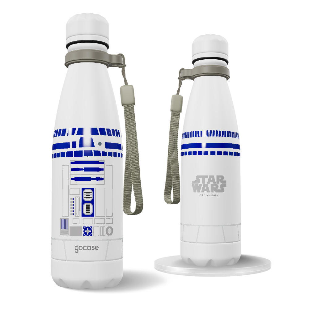 Garrafa Térmica Urban + Ebook - Star Wars - R2 - D2