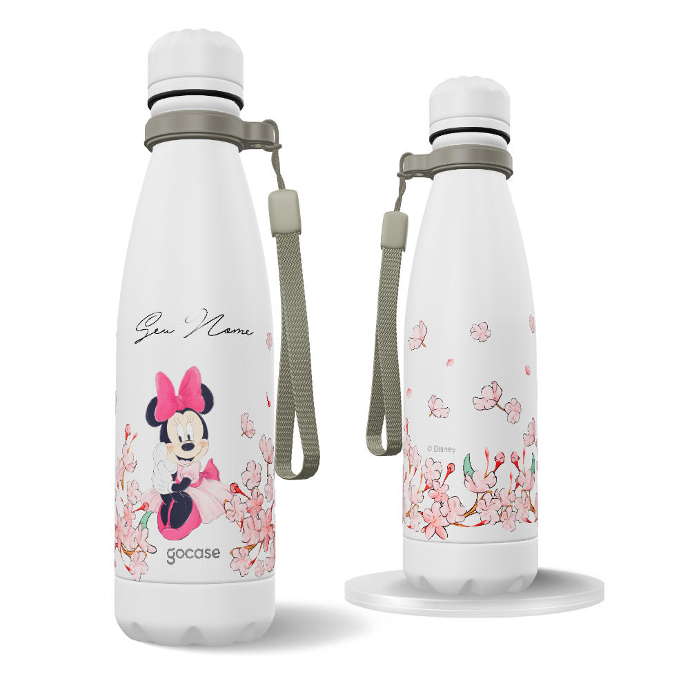Garrafa Térmica Urban + Ebook - Minnie Classical Rose