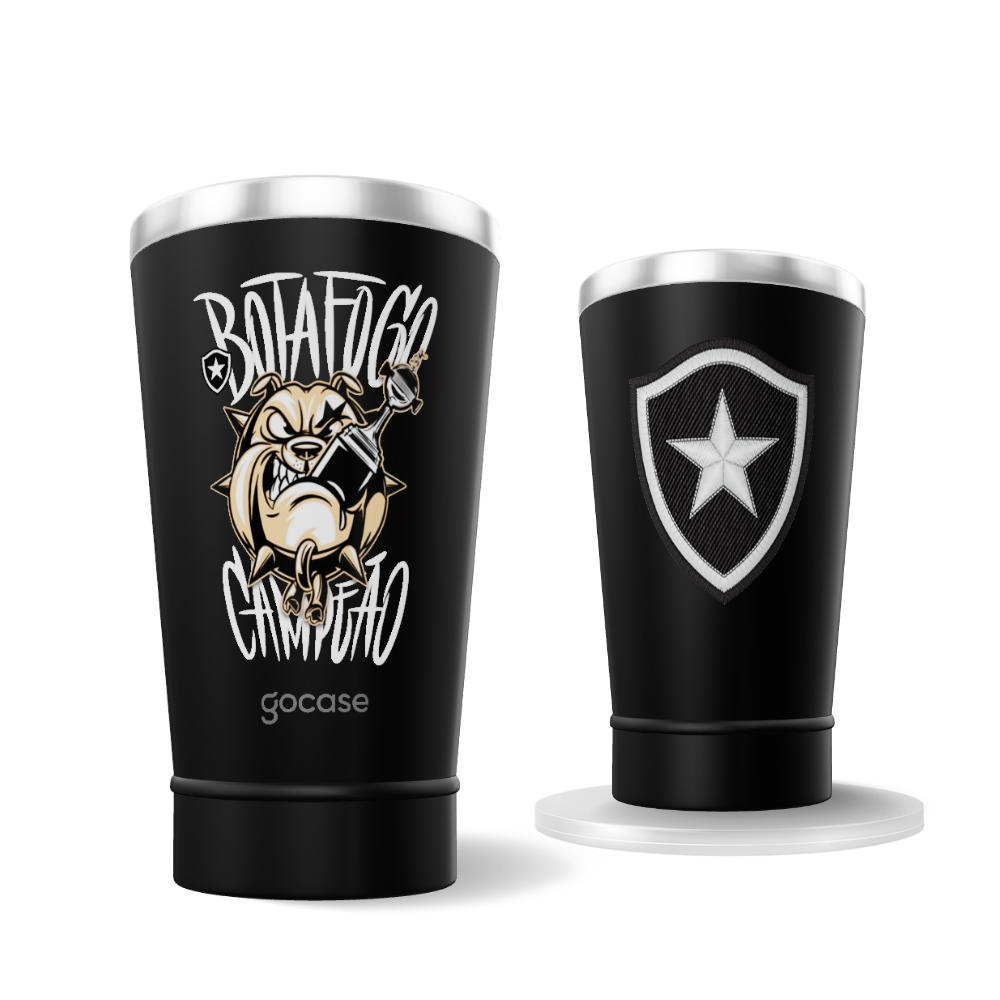 Copo Térmico Cerveja + Ebook - Botafogo - Campeão da América 2024