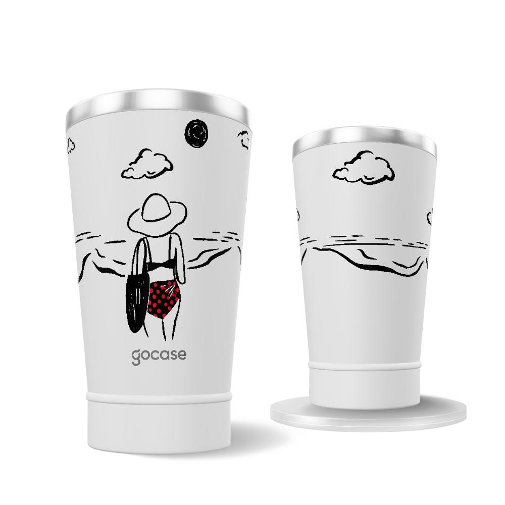 Copo Térmico + Ebook - Beach Girl