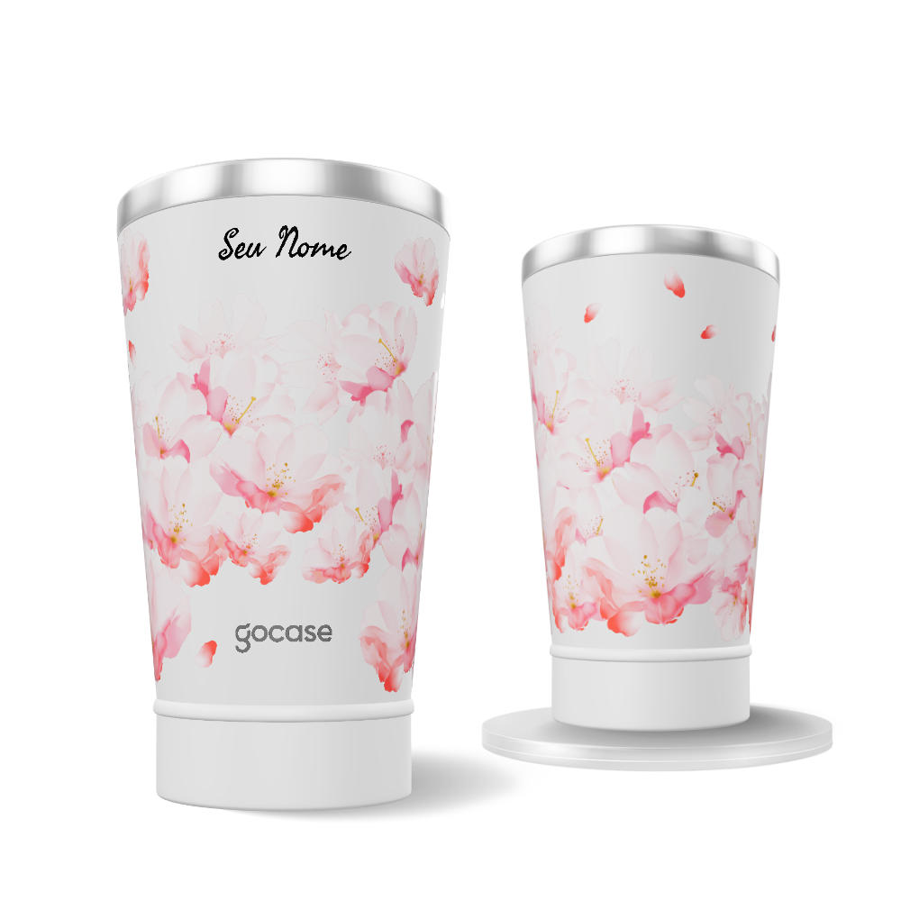Copo Térmico Vibe - Elegant Flower 360º