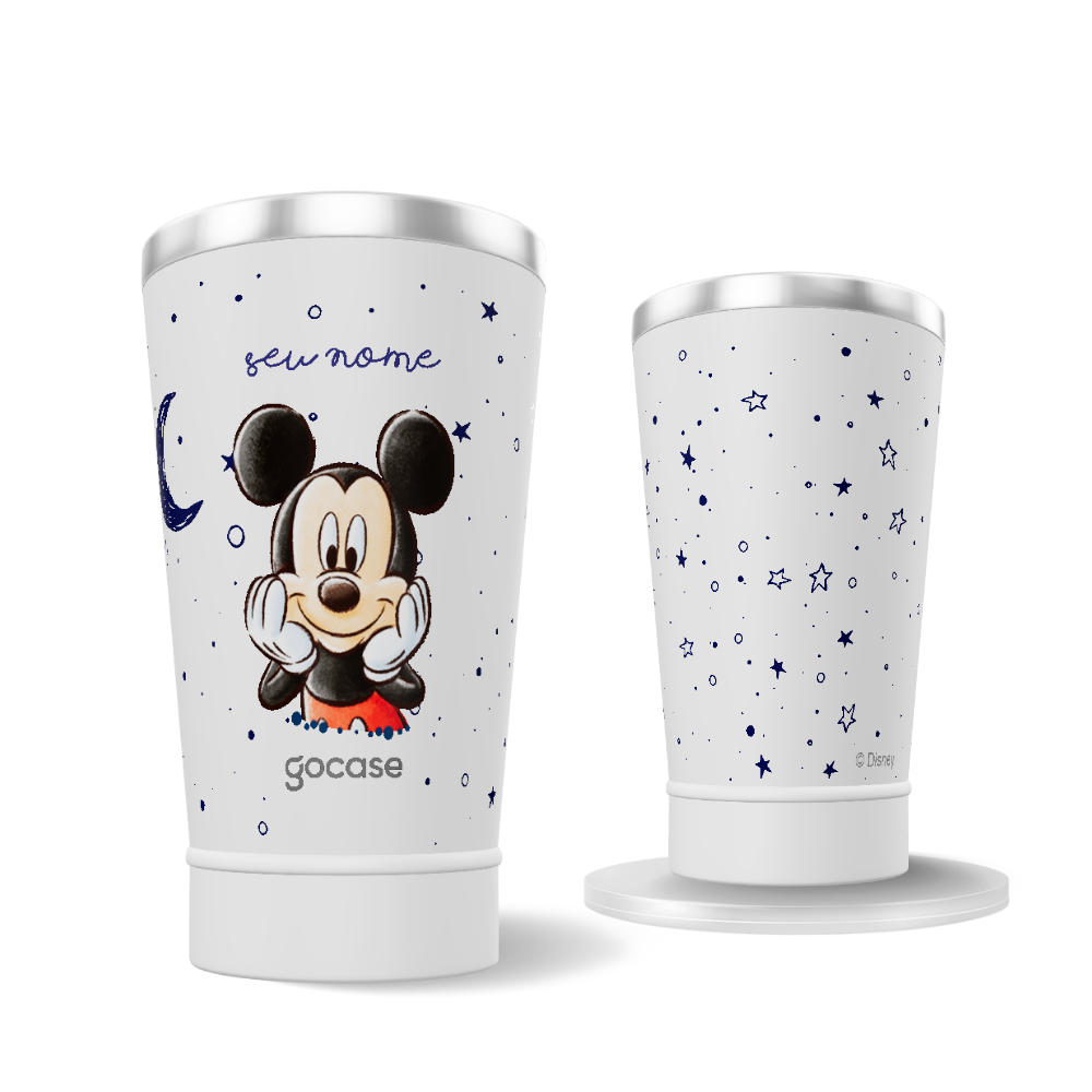 Copo Térmico + Ebook - Mickey & Minnie Universe
