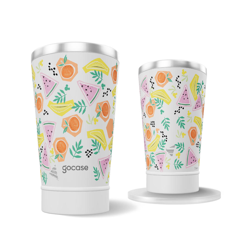 Copo Térmico + Ebook - Mickey Frutas