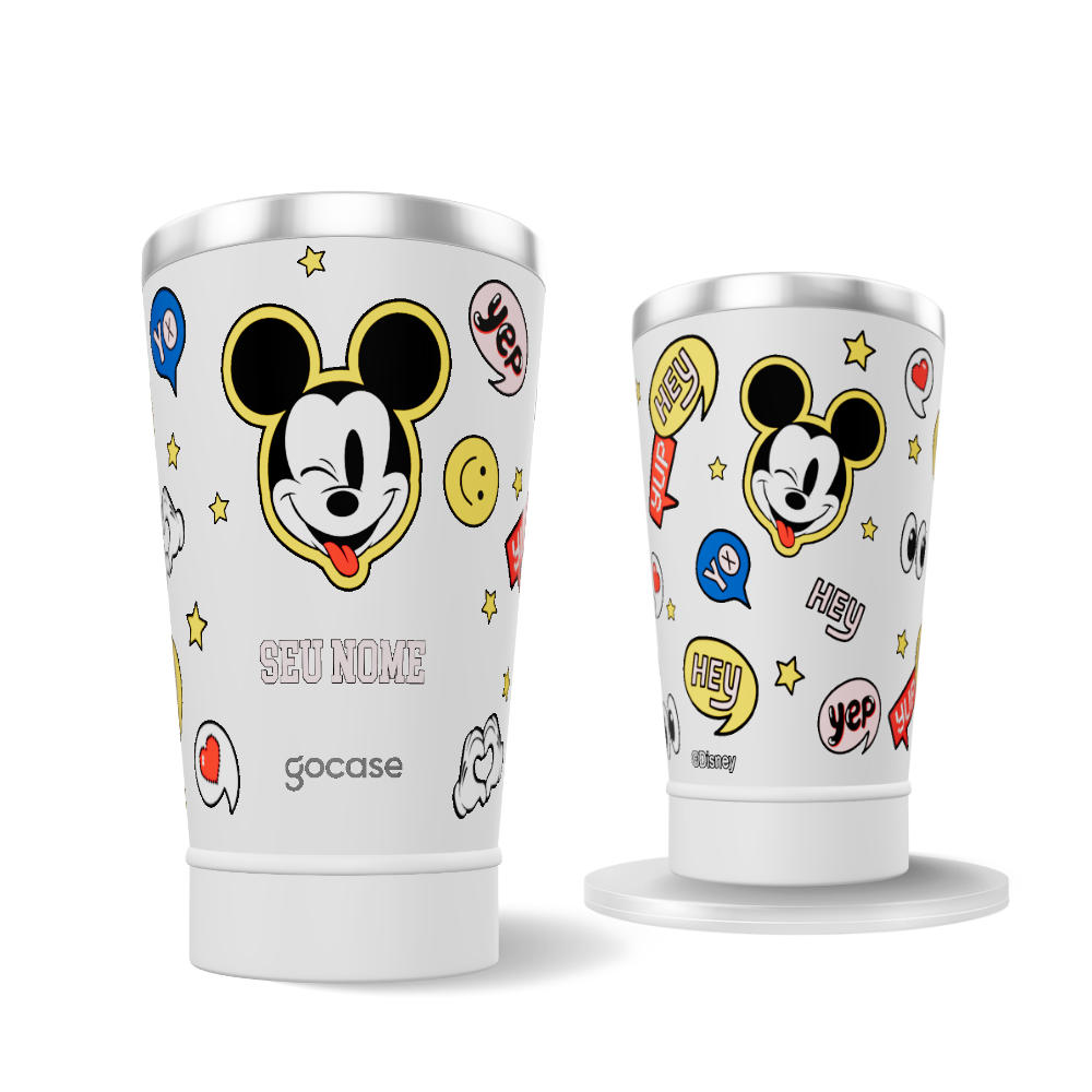 Copo Térmico + Ebook - Hey Mickey